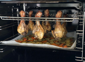 Foto principal de Muslitos de pollo al horno crujientes y muy sabrosos!