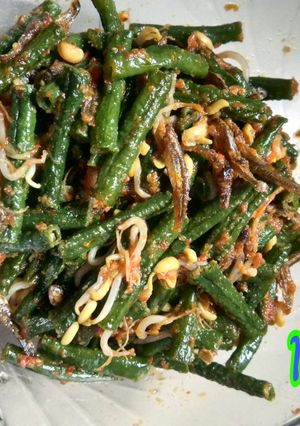 Foto resep #Tumis Kacang panjang + Teri