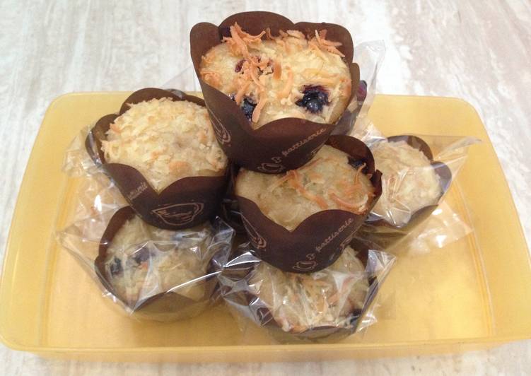 Resep Muffin kentang coklat keju Anti Gagal