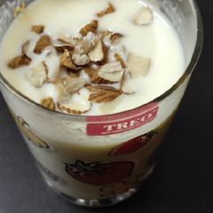 A picture of Almond milk shake.