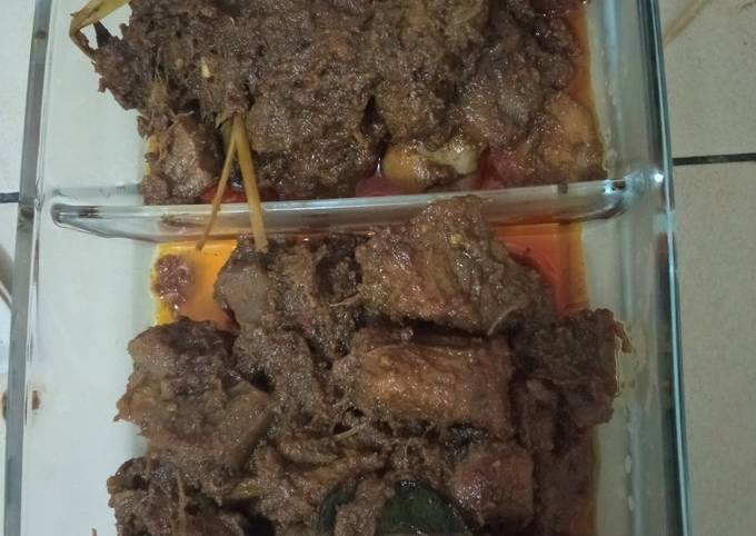 Anti Ribet, Memasak Rendang daging Irit Untuk Jualan