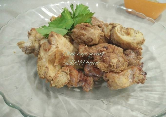 Ternyata begini lho! Resep membuat Otak Sapi Goreng Sederhana Enak :)) yang nikmat