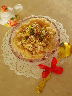 A picture of Suji Halwa.