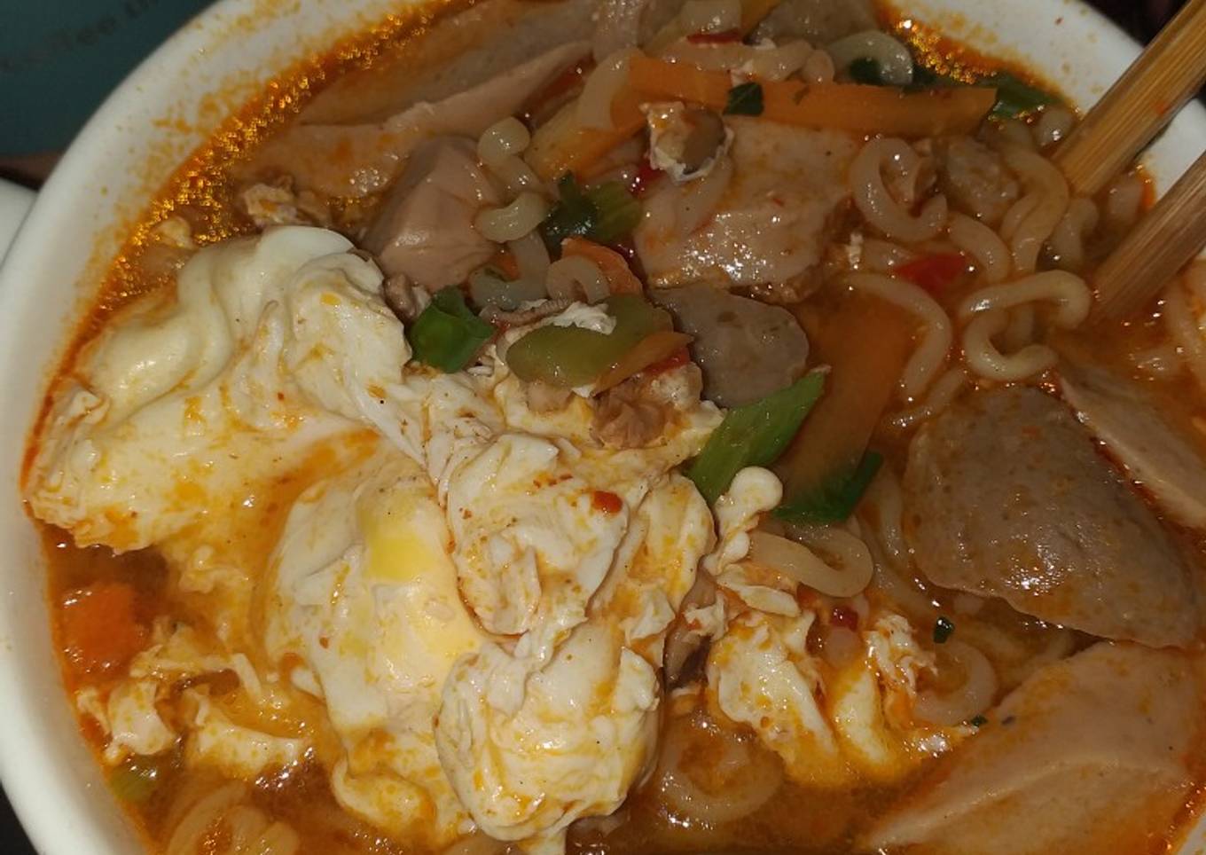 Ramen korea ala rumahan (shin ramyun)