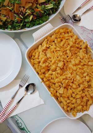 صورة لوصفة مكرونة الأجبان🧀🍲