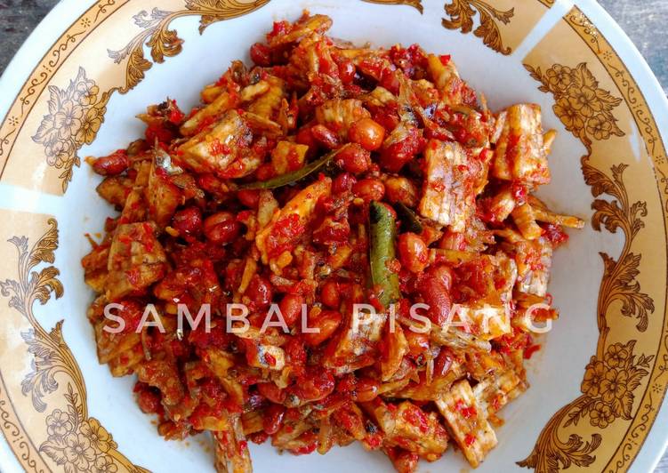 Langkah Mudah untuk memasak Sambal pisang, Lezat