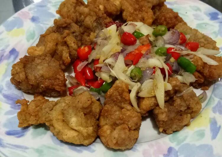 Resep Babi goreng tepung sambal matah, Bikin Ngiler