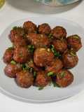 Albóndigas vegetarianas manchú