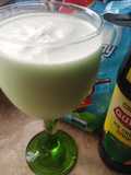 Milky ice cream drink