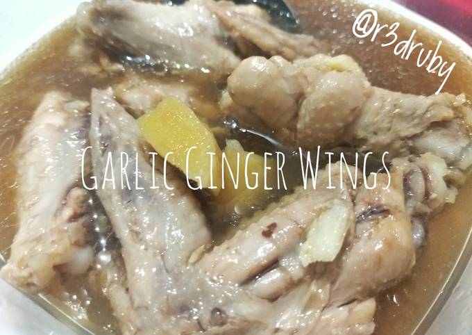 Resep Garlic Ginger Wings Anti Gagal