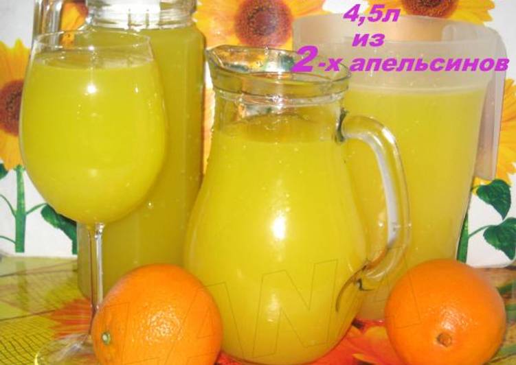 Сок с апельсинов в домашних условиях рецепт с фото пошагово с