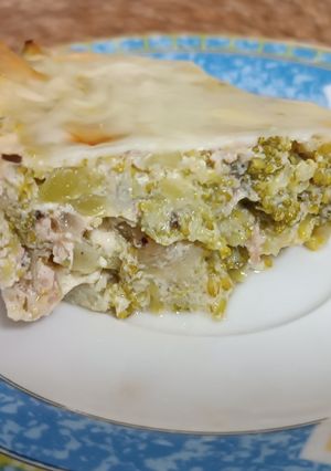 Una foto de Pastel salado de brócoli 🥦
