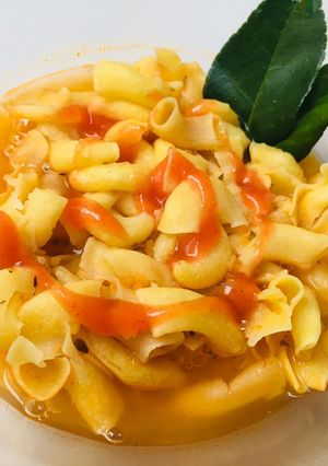 Foto resep Bolognese macaroni soup