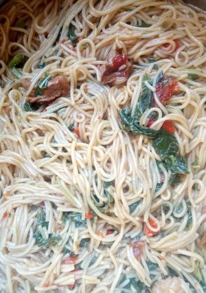 A picture of Vegetable spaghetti.