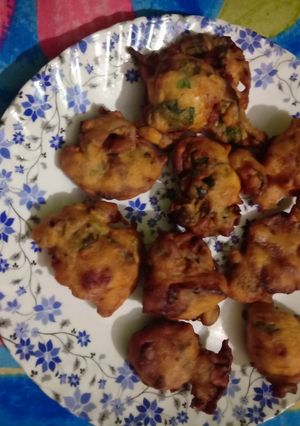 A picture of Mix veg fritters.