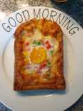 ขนมปังหน้าไข่ egg toast