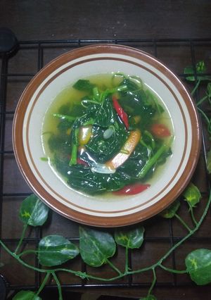 Foto resep Sayur bening bayam wortel