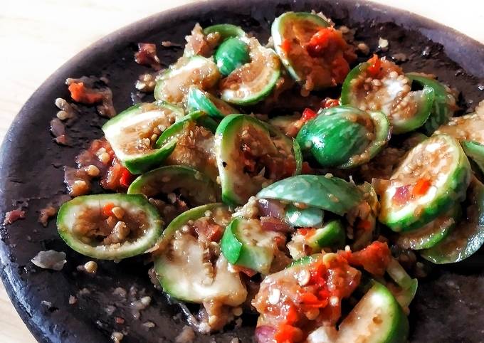 Resep Sambal Terong Lalap Oleh Aniesaryono Cookpad