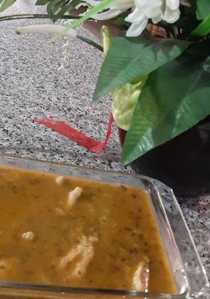 عکسی از دستور سوپ پای مرغ