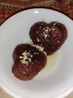A picture of Instant bread gulab jamun.