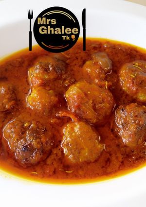 A picture of Meat balls stew.