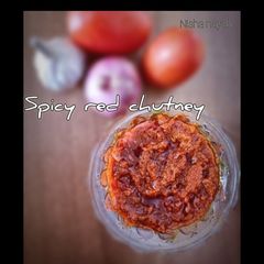 A picture of Spicy red chutney.