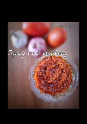 A picture of Spicy red chutney.