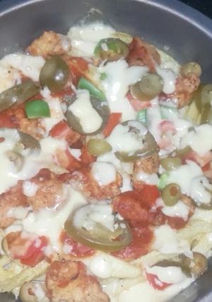 A picture of Pizza fries.
