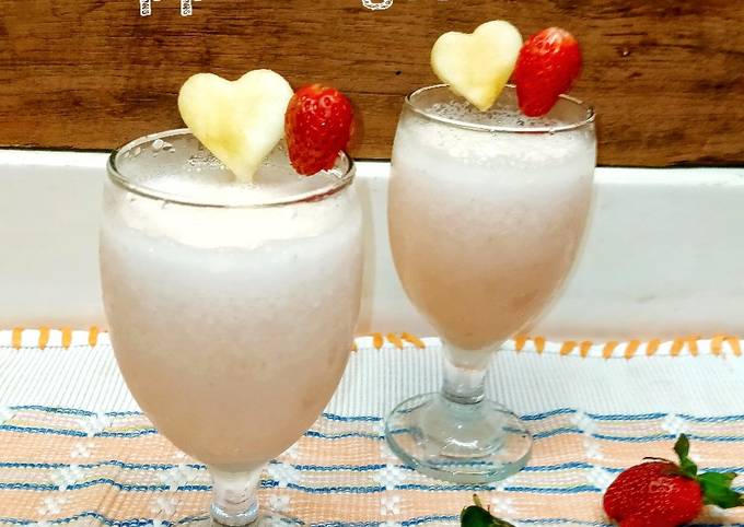 Resep 135. 🍓𝕊𝕥𝕣𝕒𝕨𝕓𝕖𝕣𝕣𝕪 𝕀𝕔𝕖 𝔸𝕡𝕡𝕝𝕖 𝕐𝕠𝕘𝕦𝕣𝕥🍏 yang Menggugah Selera