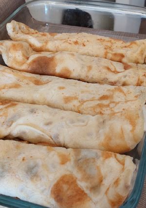 Una foto de Masa de panqueques