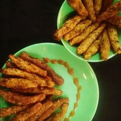 Semolina Potato Fingers A picture of Semolina Potato Fingers.