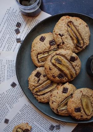 Une photo de Banana cookies