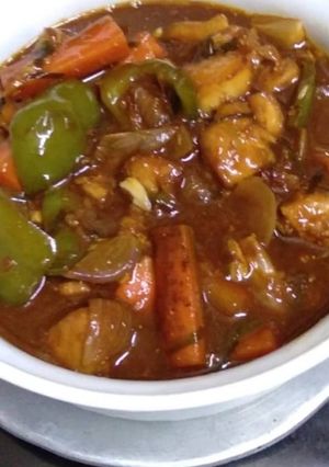 চিলি চিকেন রেসিপির প্রধান ছবি