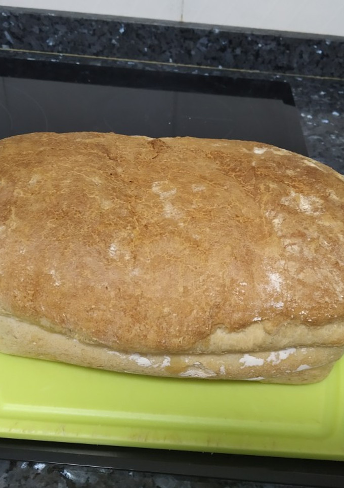 Una foto de Pan de molde blanco casero