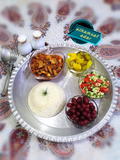 عکسی از دستور خورشت واویشگا گوشت و قارچ