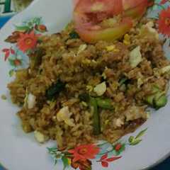 A picture of Nasi goreng petai mantap.