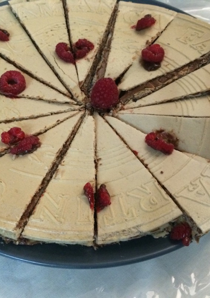 Una foto de Tarta de obleas