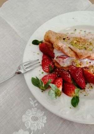 Foto di Dolce omelette fluffosa