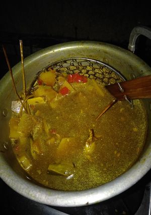 Foto resep Rawon pepaya muda vegetarian