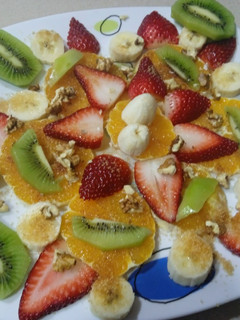 Una foto de Ensalada de frutas
