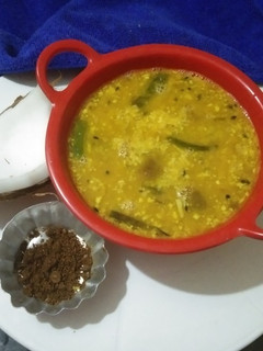 A picture of Sweet and sour dal.