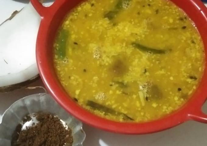 Sweet and sour dal recipe main photo