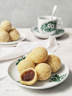 Foto resep Onde-Onde Isi Kacang Merah