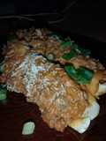 Canelones de Acelga con Salsa Blanca y Carne Picada