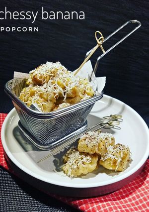 Foto resep Chessy Banana Popcorn