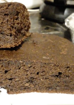 Una foto de Budín de lentejas y cacao