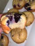 Muffins de arándanos saludables