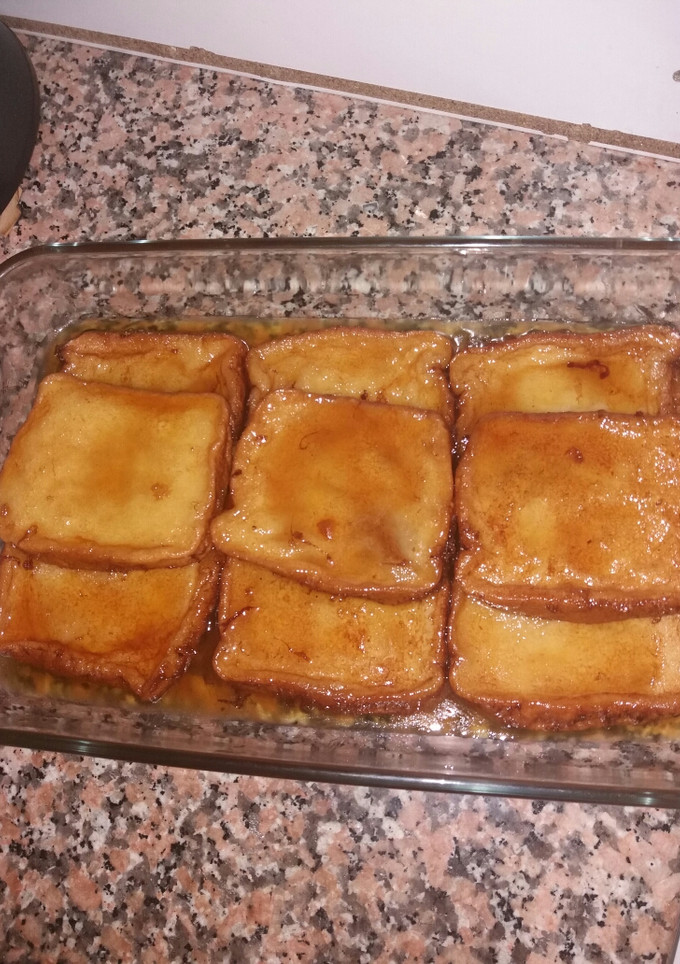 Una foto de Torrijas de vino