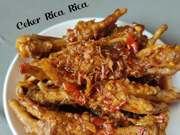 Resep Ceker Rica Rica, Sempurna