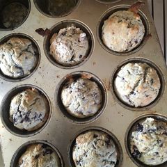 Berry muffins A picture of Berry muffins.